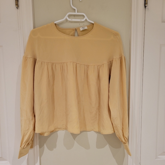 Aritzia Wilfred Elisa Silk flowy blouse XS - Picture 2 of 8